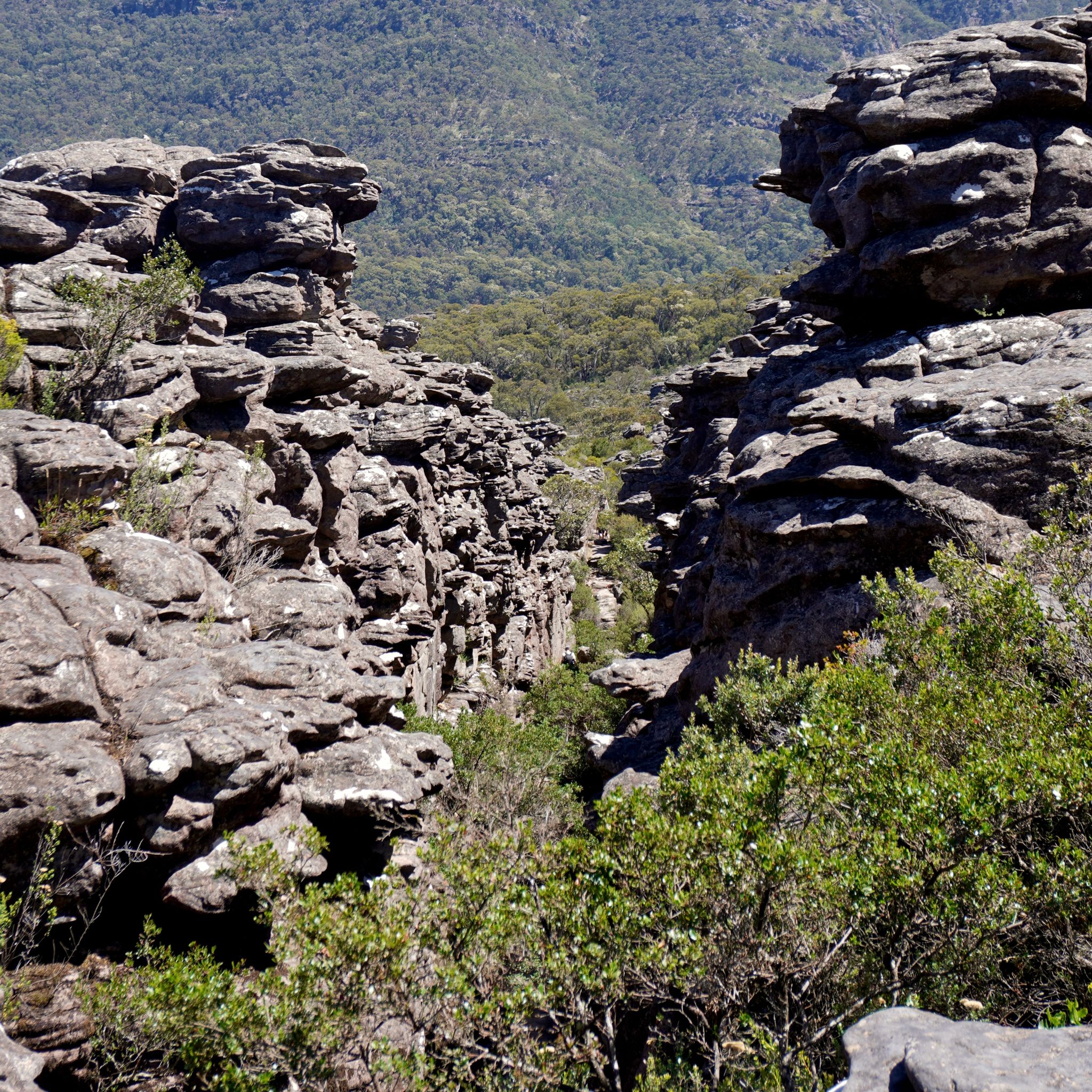 Silent Street is a narrow canyon hikers need to go through to reach the Pinnacle viewpoint.