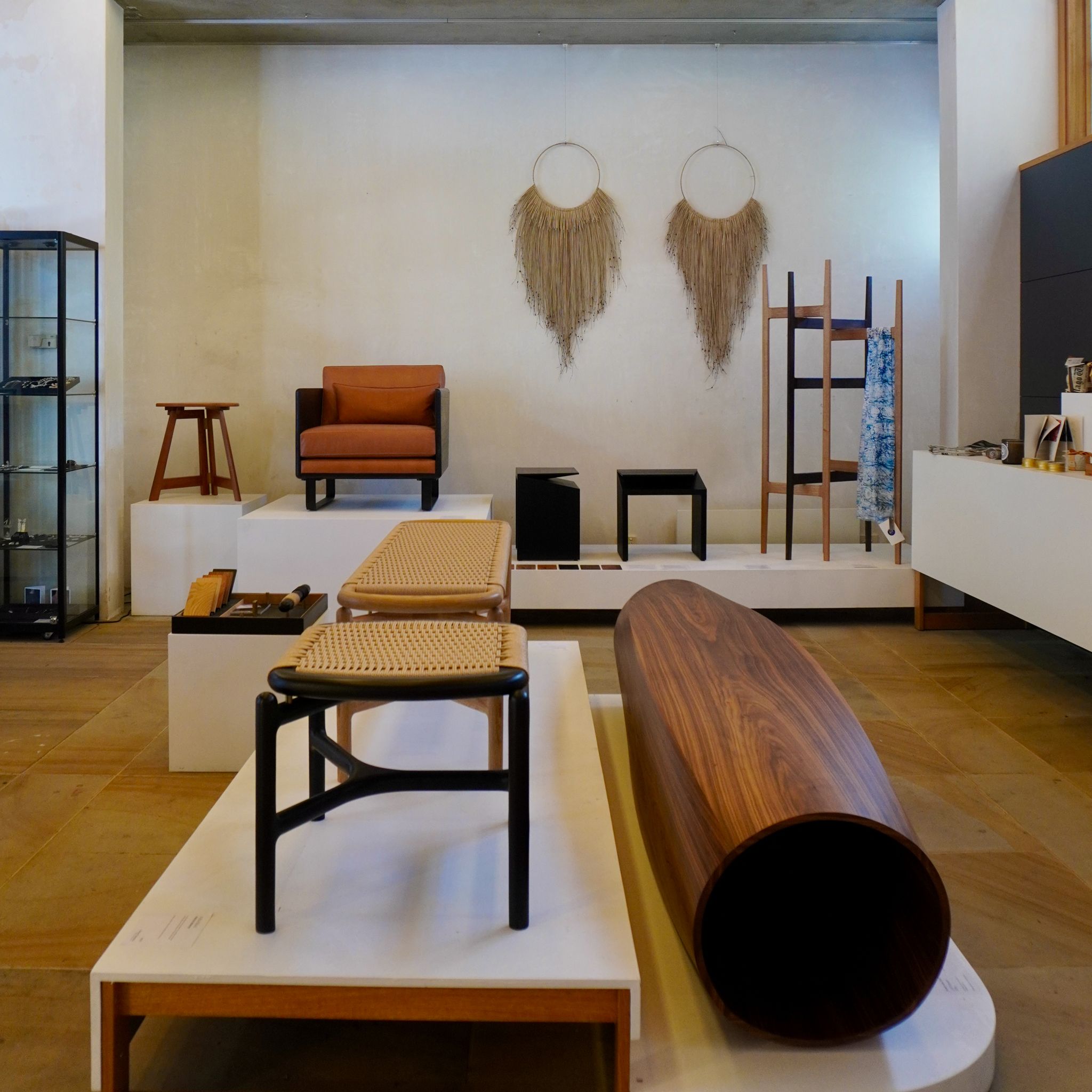 A picture of the shop at Design Tasmania with some unique designer furniture.